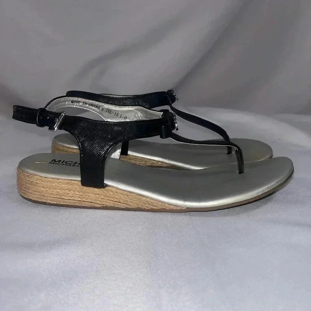 Michael Michael Kors MK Slingback Thong Sandals Size 5 - Picture 2 of 6